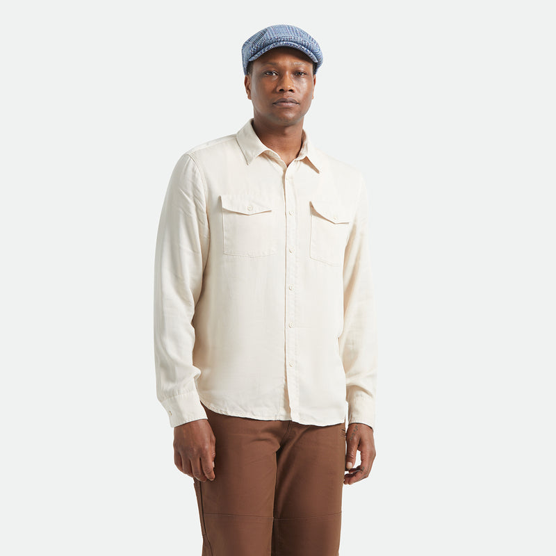 COOL COMFORT WAYNE L/S WVN - WHITECAP