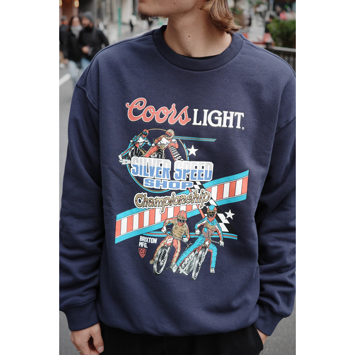 COORS LIGHT BERM CREW - COORS NAVY