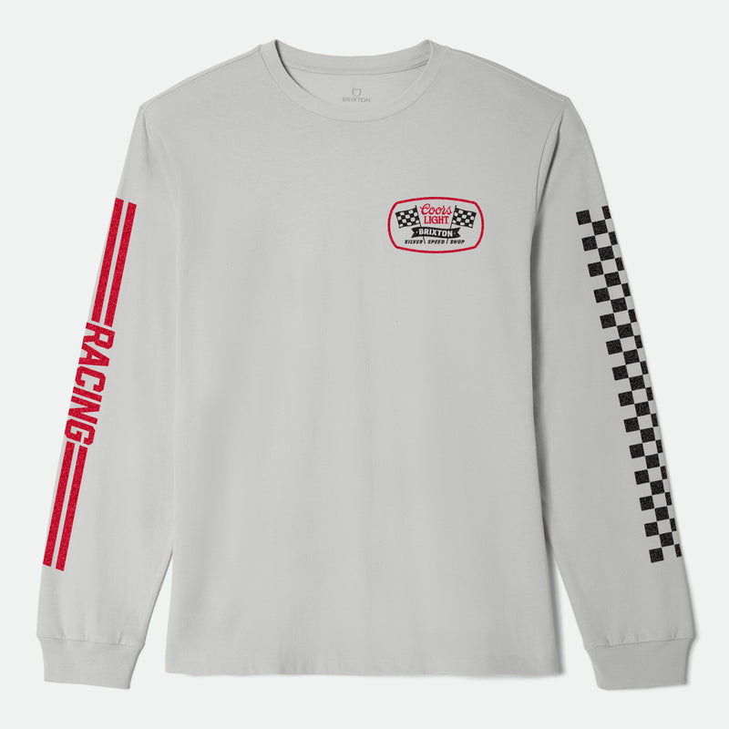 COORS LIGHT PIT STOP L/S STT - SILVER