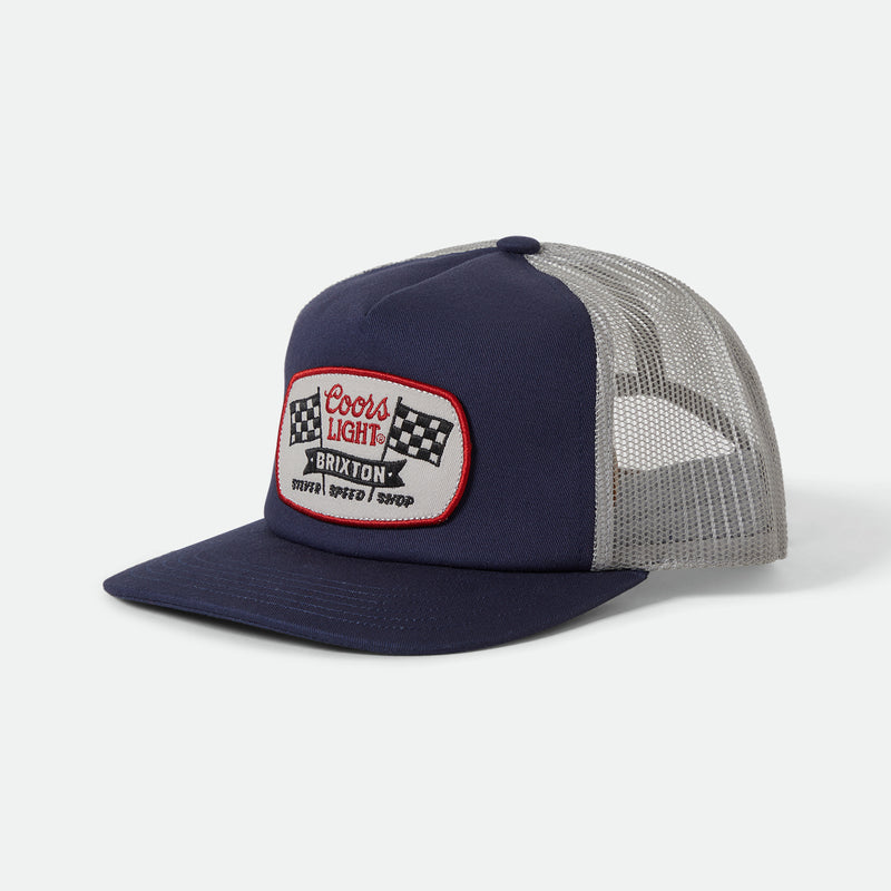 COORS LIGHT PIT STOP MP TRUCKER - COORS NAVY/SILVER
