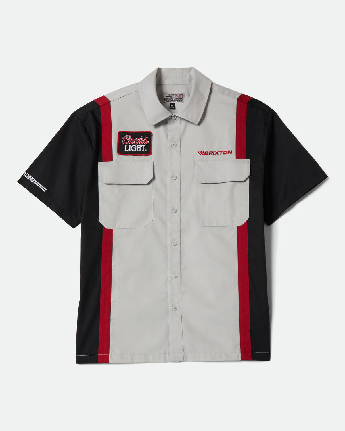COORS LIGHT SHAKE DOWN S/S WVN - SILVER/BLACK