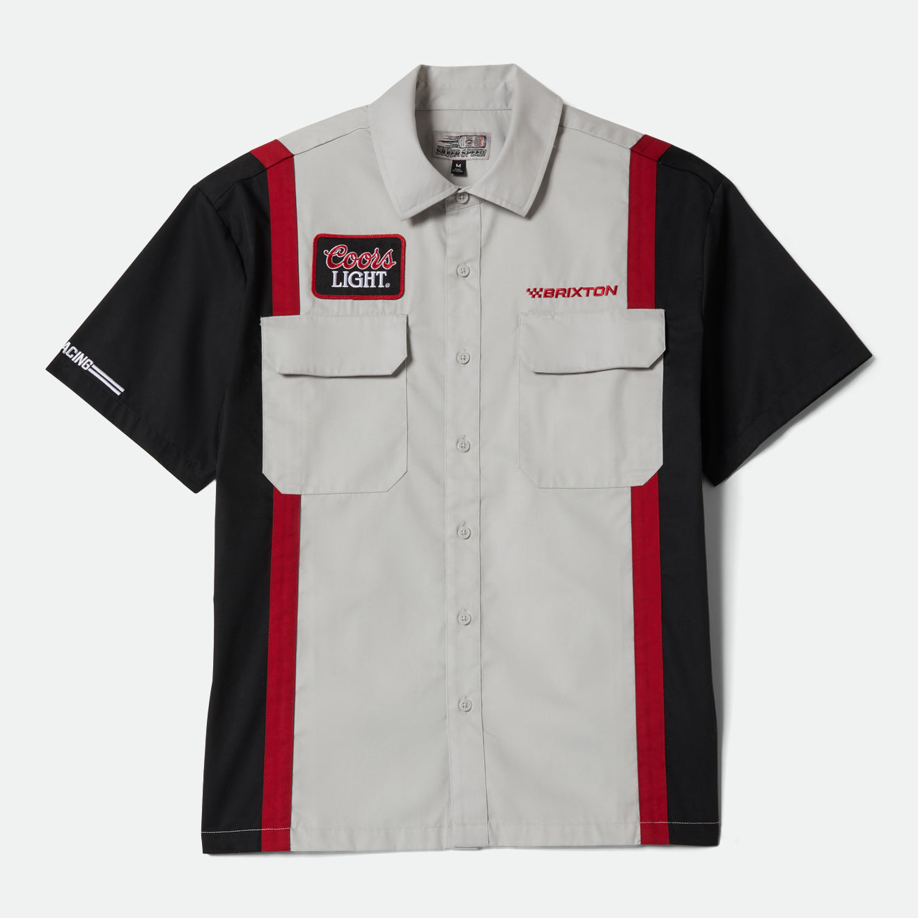 COORS LIGHT SHAKE DOWN S/S WVN - SILVER/BLACK