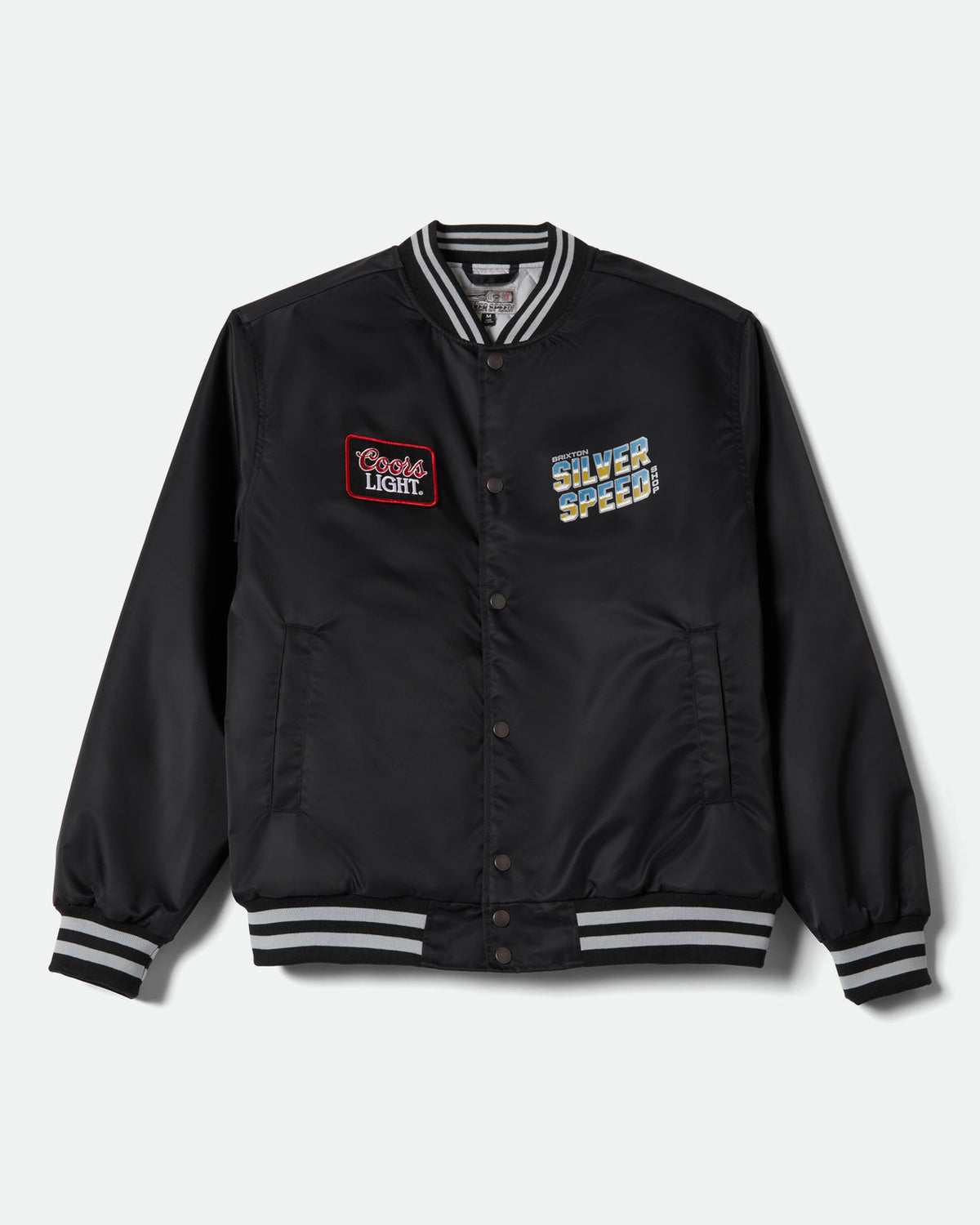 COORS LIGHT SILVER SPEED SHOP JACKET - BLACK/SILVER