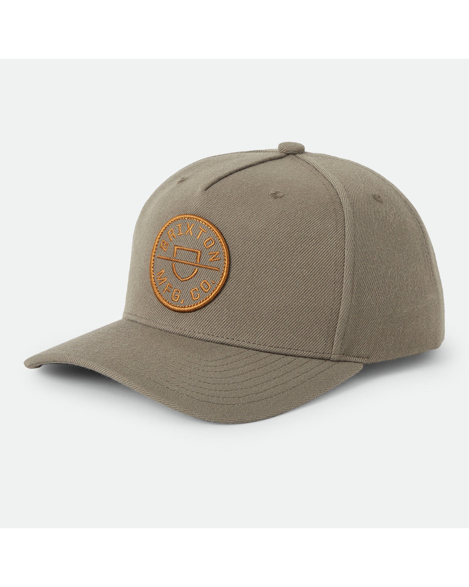 CREST C MP SNAPBACK - DARK OLIVE/CARAMEL