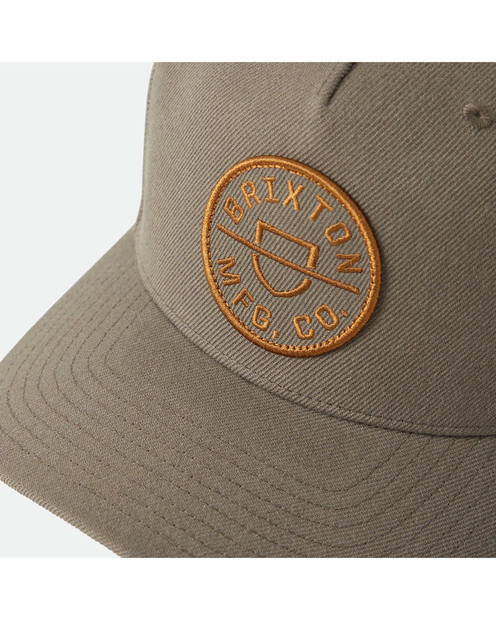 CREST C MP SNAPBACK - DARK OLIVE/CARAMEL