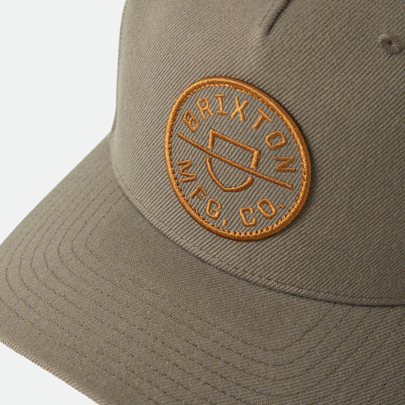 CREST C MP SNAPBACK - DARK OLIVE/CARAMEL