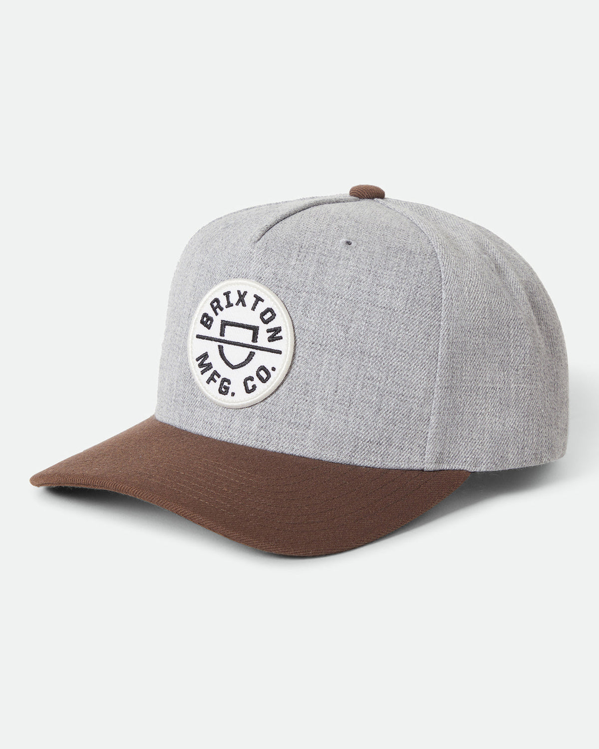 CREST C MP SNAPBACK - HEATHER GREY/PINECONE BROWN