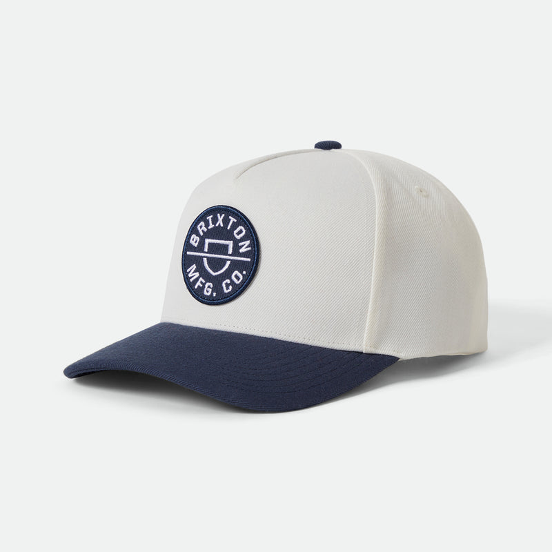 CREST C MP SNAPBACK - MOOD INDIGO/OFF WHITE