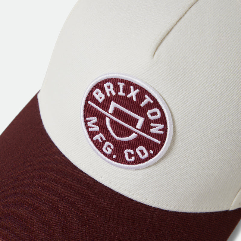 CREST C MP SNAPBACK - PORT/OFF WHITE