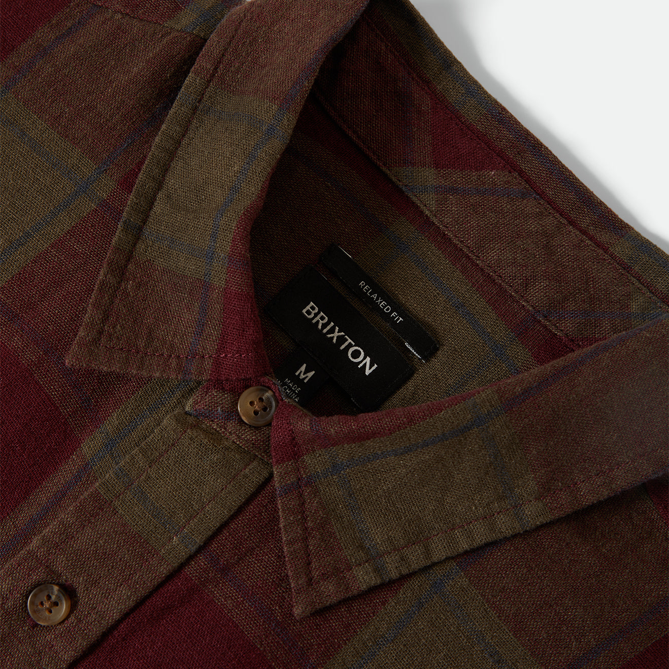 CRU LINEN BLEND S/S WVN - OLIVE SURPLUS/PORT