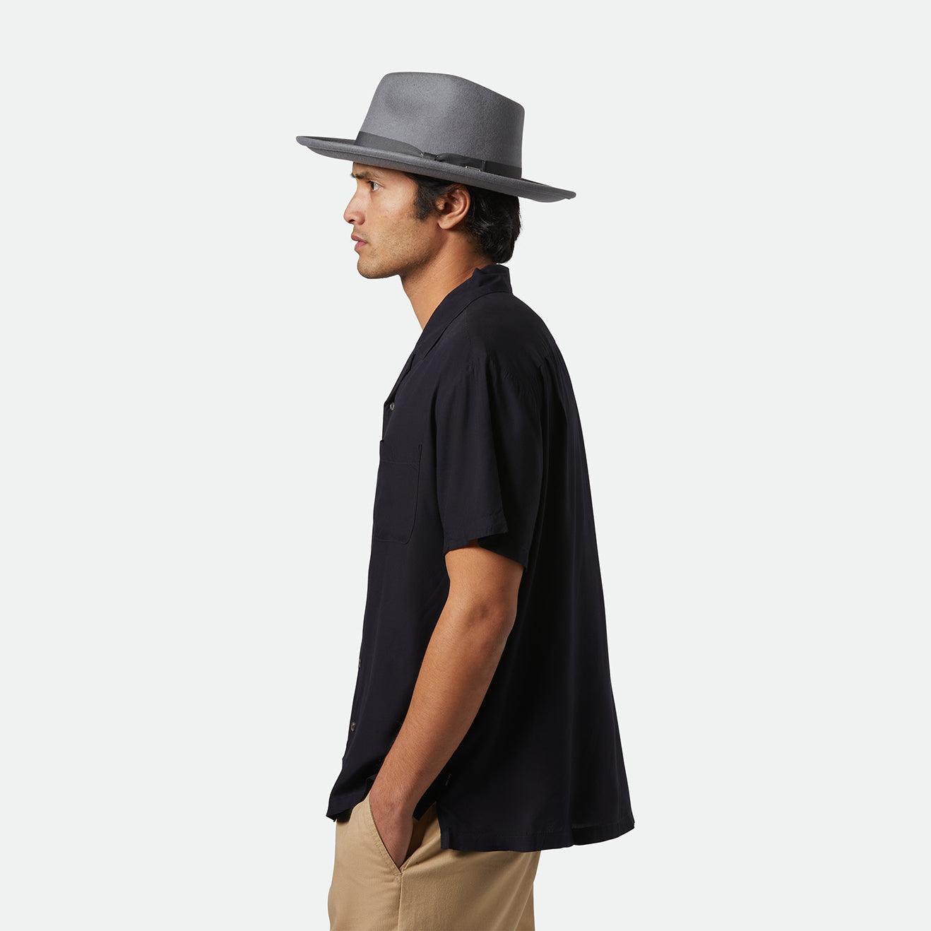 DAYTON CONVERTIBLE BRIM RANCHER - GREY