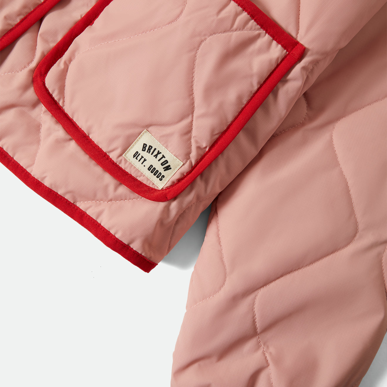 DELILAH QUILTED JACKET - MELLOW ROSE
