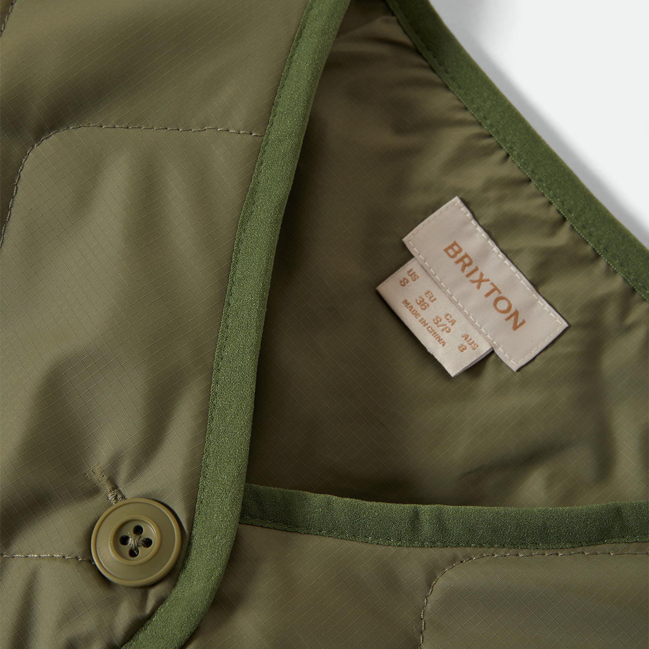 DELILAH QUILTED JACKET - OLIVE SURPLUS