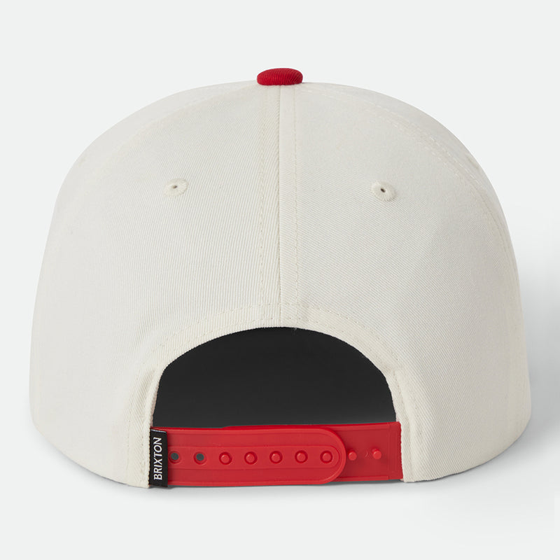 DIVISION NP MP SNAPBACK - OFF WHITE/RED