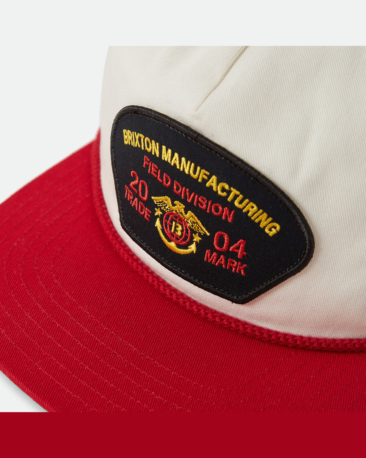DIVISION NP MP SNAPBACK - OFF WHITE/RED