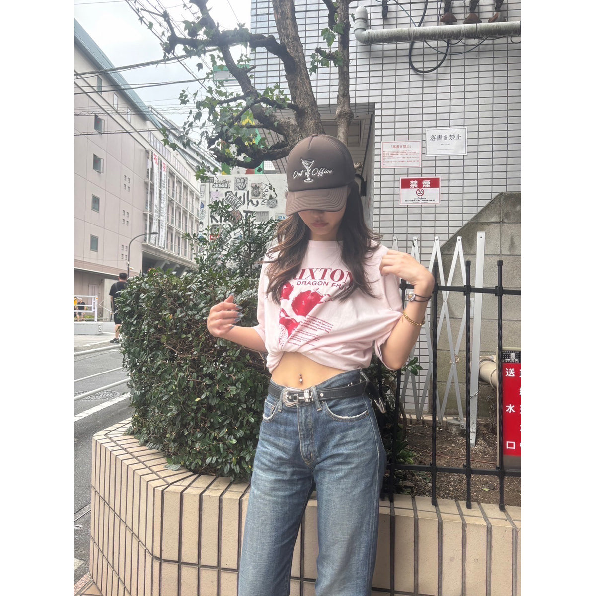 DRAGON FRUIT OVERSIZED BF TEE-PINK SORBET