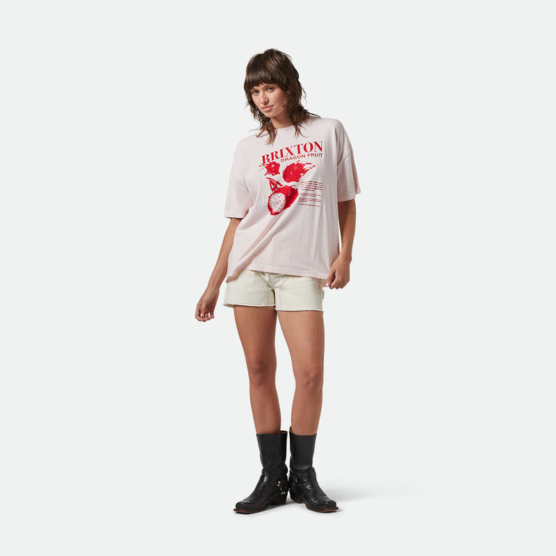 DRAGON FRUIT OVERSIZED BF TEE-PINK SORBET
