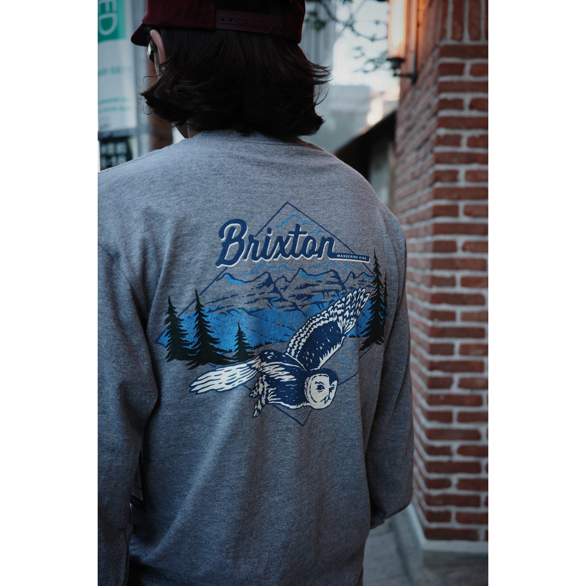 DRIFTWAY L/S STT - GRAPHITE HEATHER