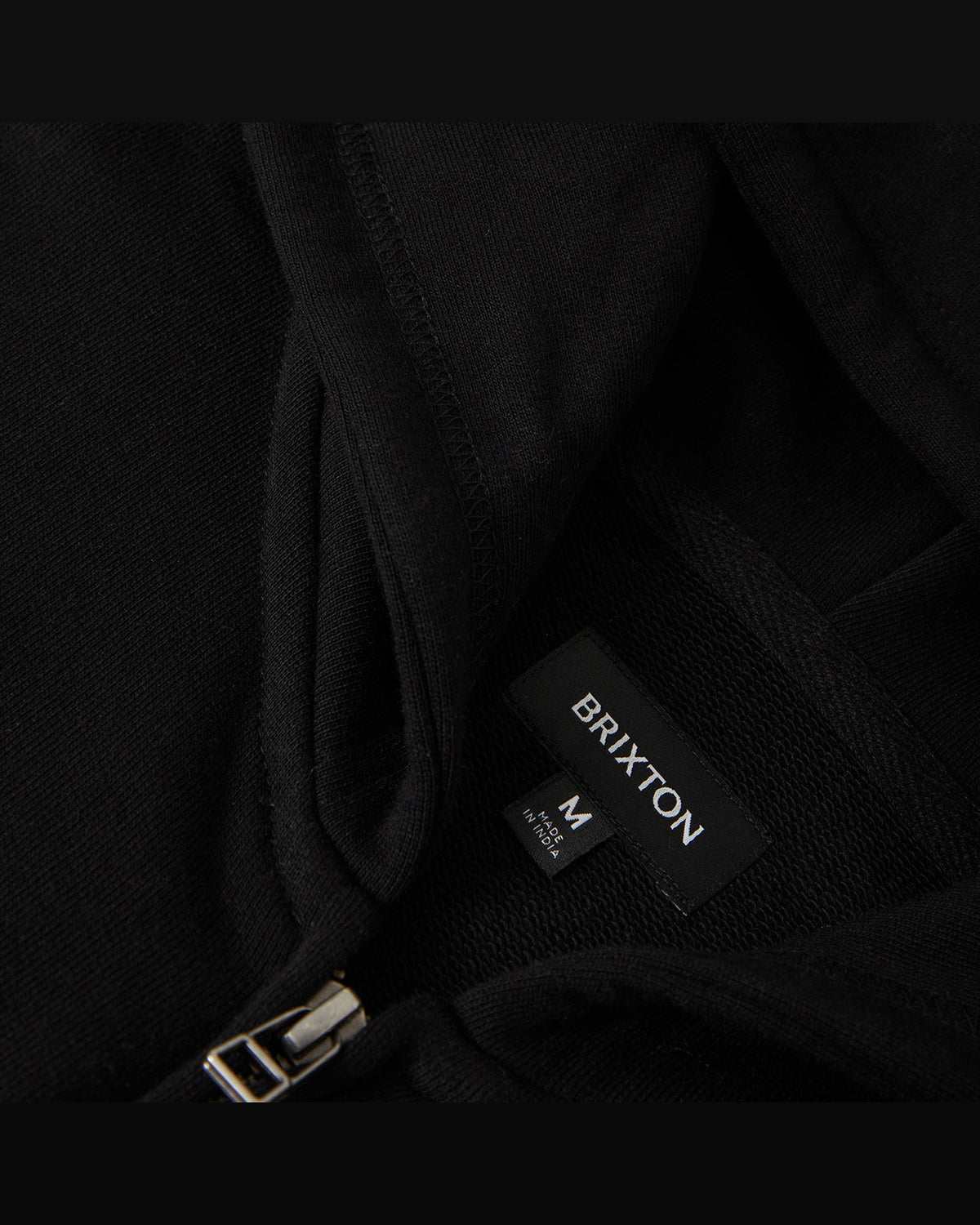 DUGOUT ZIP HOOD FLEECE - BLACK/GREY