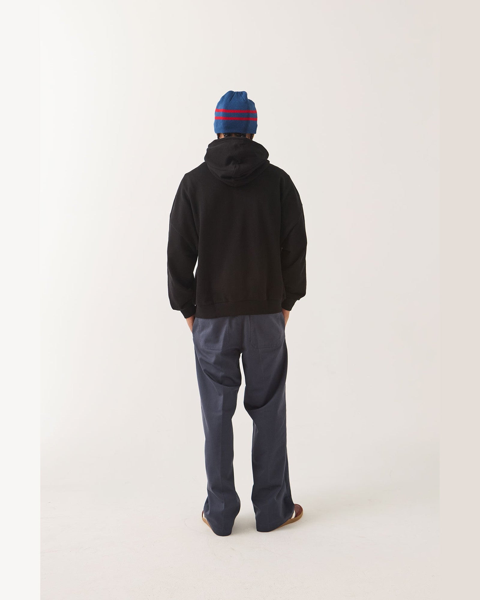   ブルドッグ DUGOUT ZIP HOOD FLEECE - BLACK/GREY