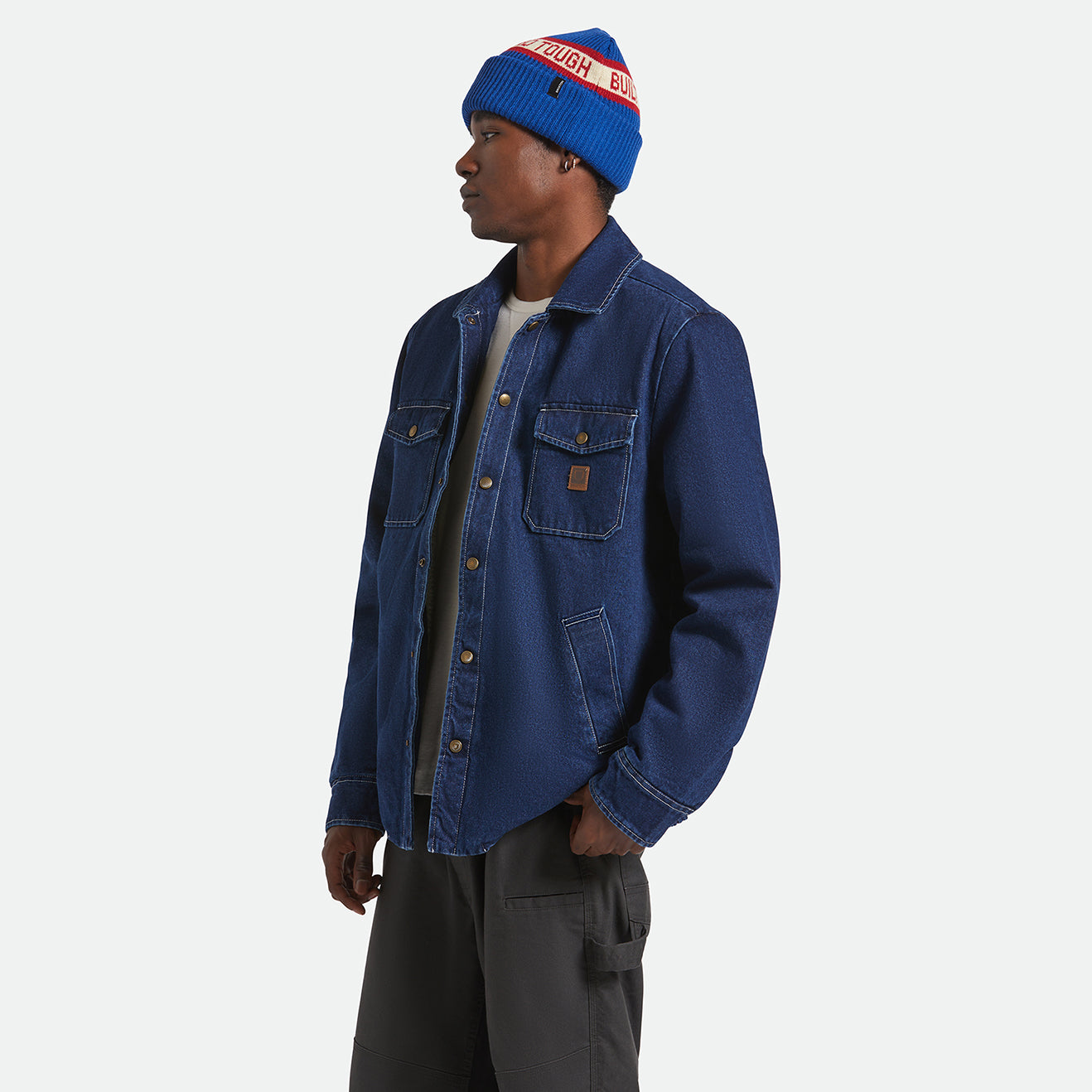 DURHAM LINED JACKET - MEDIUM WASH DENIM