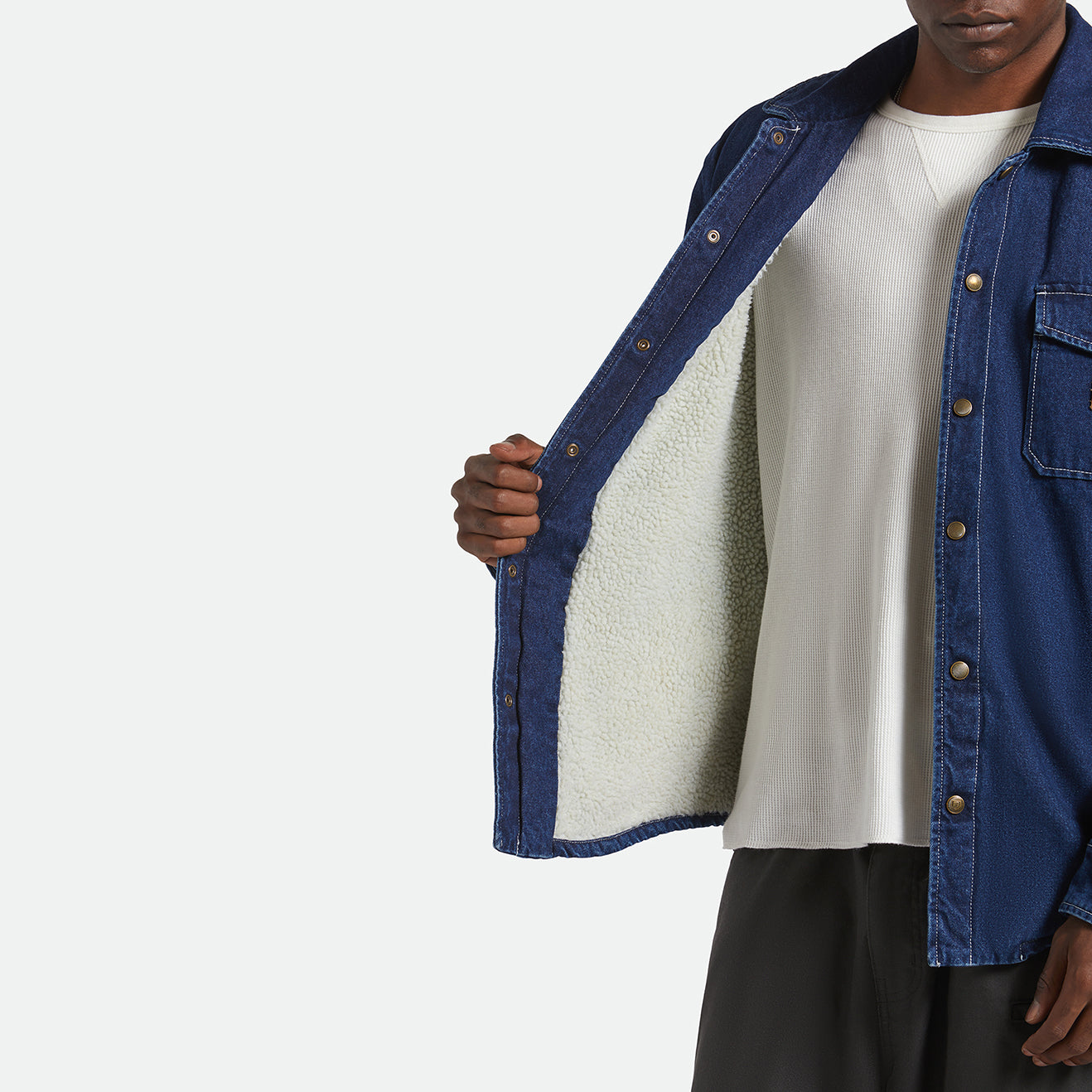 DURHAM LINED JACKET - MEDIUM WASH DENIM