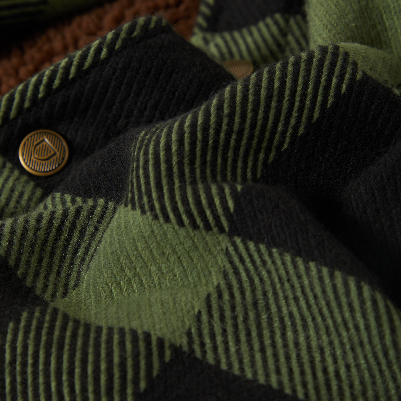 DURHAM LINED JACKET - BLACK/WILD GREEN FLANNEL
