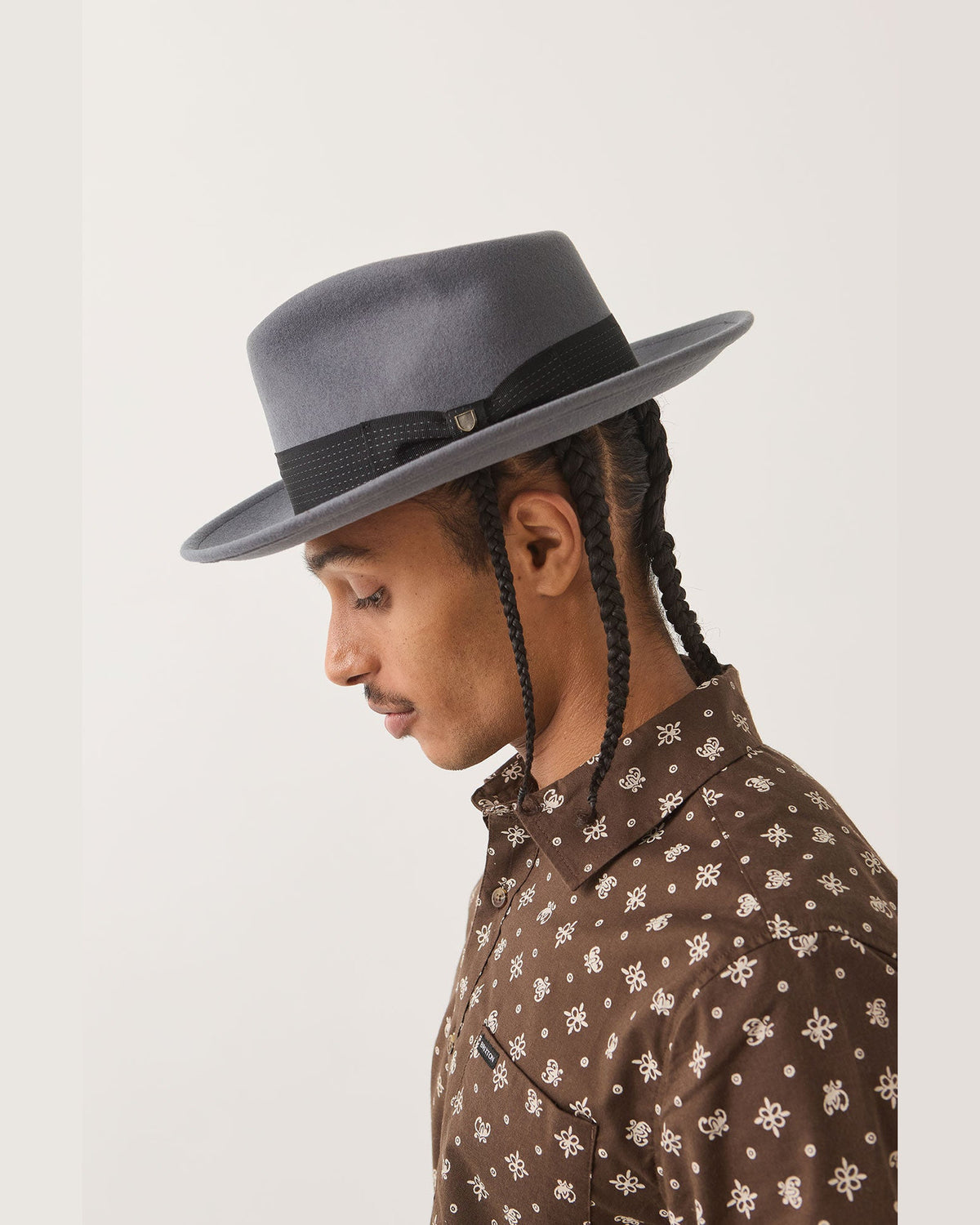 EAMES FEDORA - FUTURE GREY/BLACK