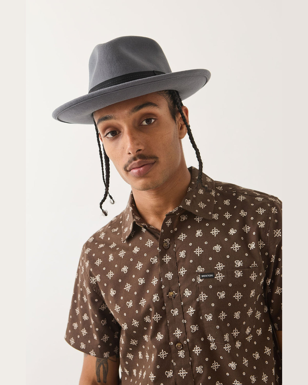 EAMES FEDORA - FUTURE GREY/BLACK