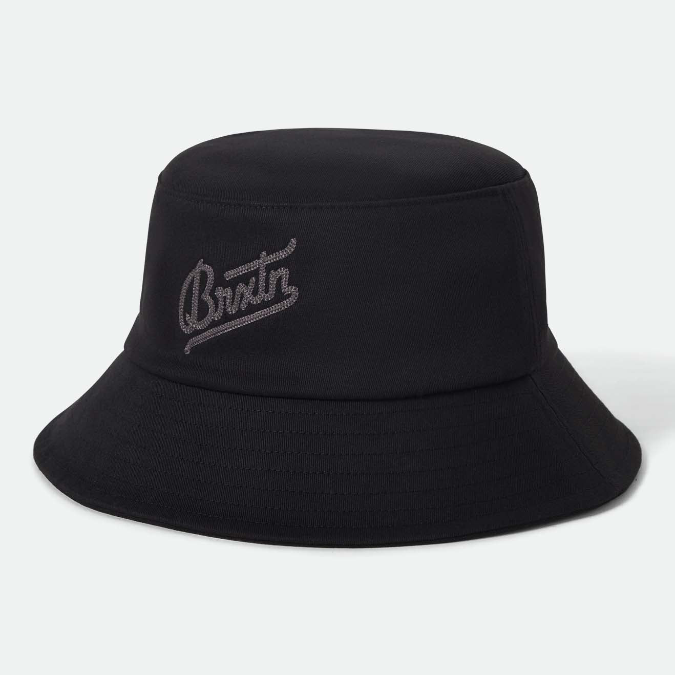 ELDON PACKABLE BUCKET HAT - BLACK