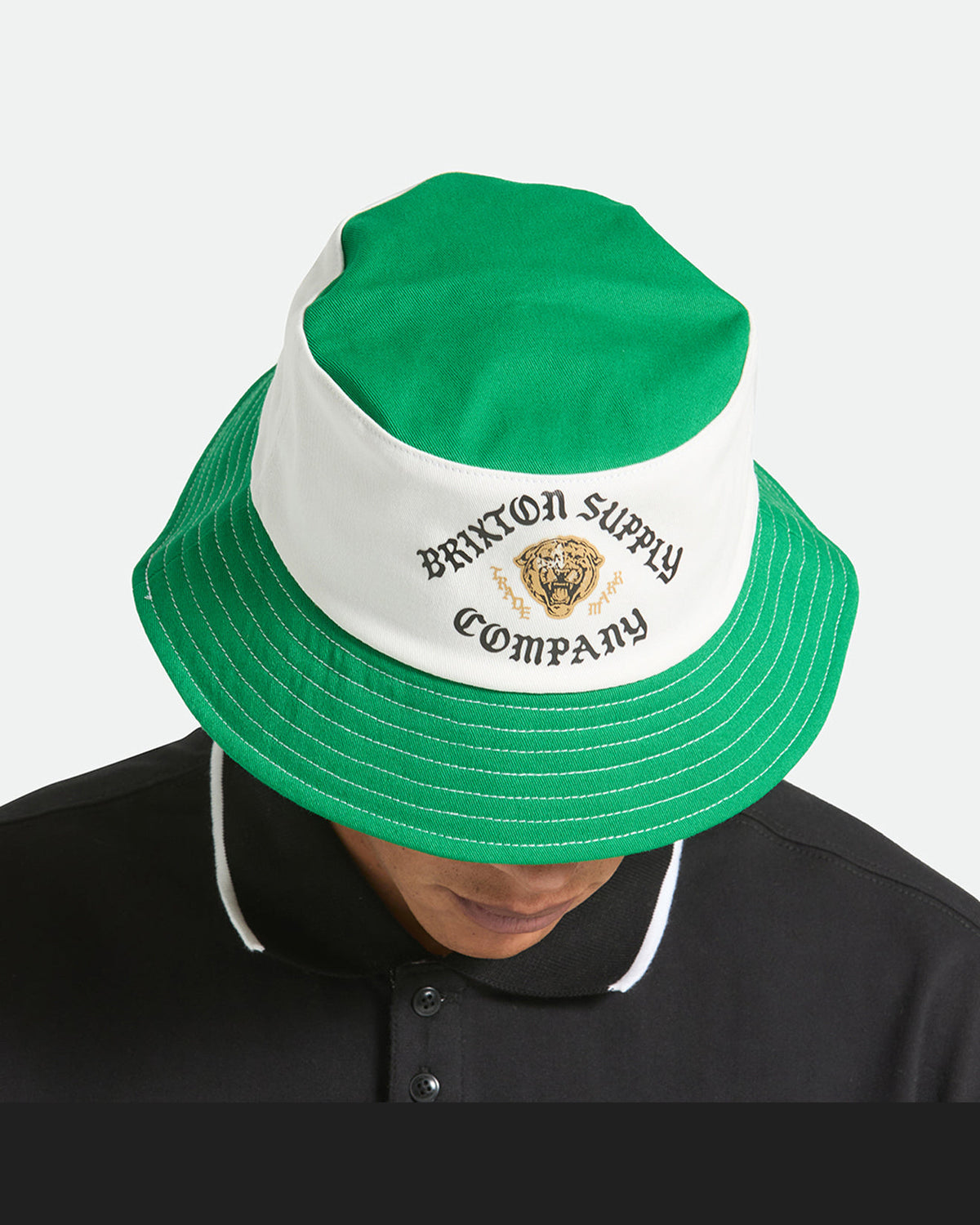 ELDON PACKABLE BUCKET HAT - GREEN/OFF WHITE MORADO