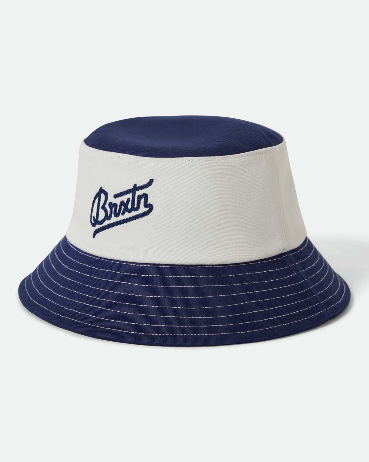 ELDON PACKABLE BUCKET HAT - MIDNIGHT BLUE/OFF WHITE