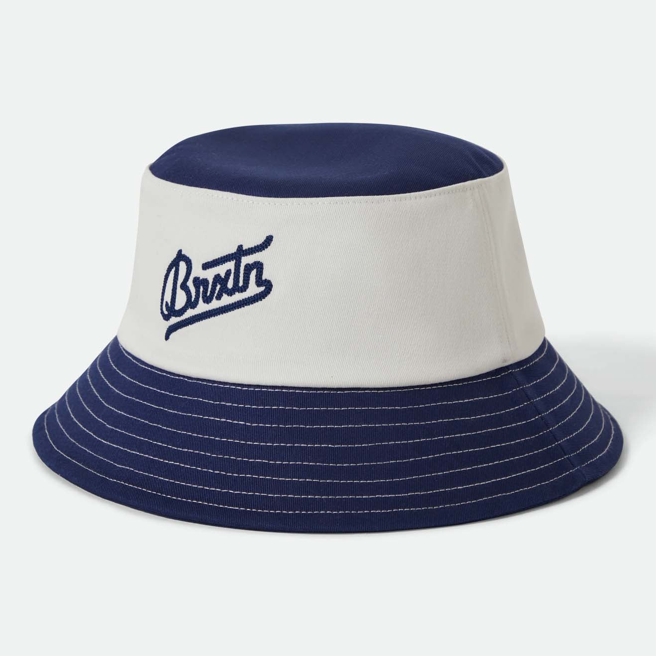 ELDON PACKABLE BUCKET HAT - MIDNIGHT BLUE/OFF WHITE