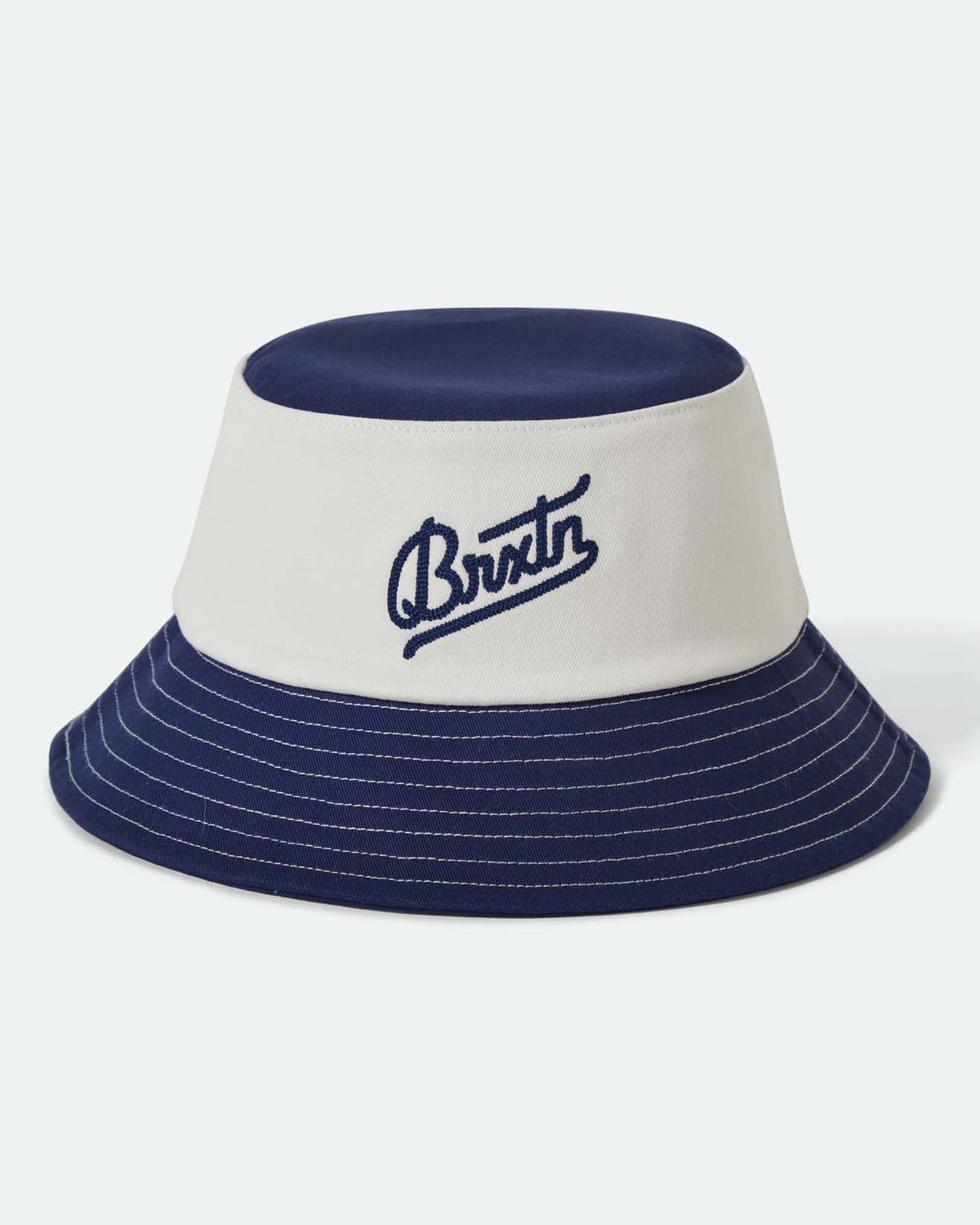 ELDON PACKABLE BUCKET HAT - MIDNIGHT BLUE/OFF WHITE