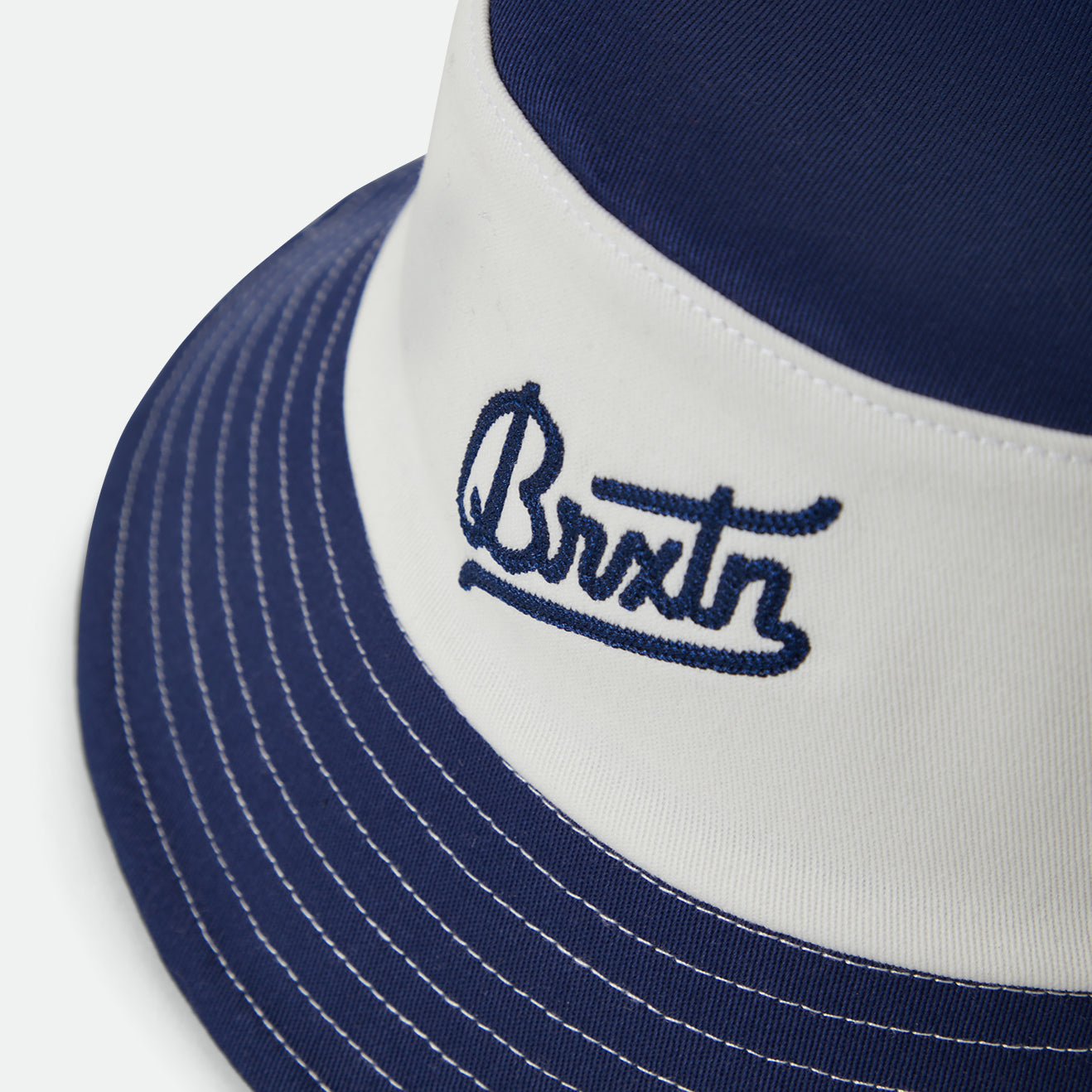 ELDON PACKABLE BUCKET HAT - MIDNIGHT BLUE/OFF WHITE