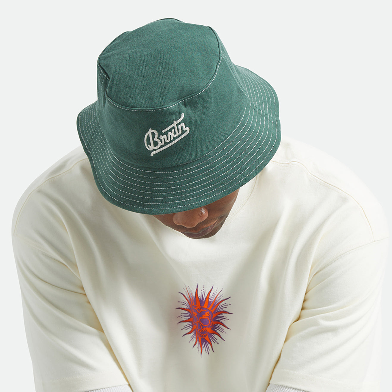 ELDON PACKABLE BUCKET HAT - PRIMAL GREEN