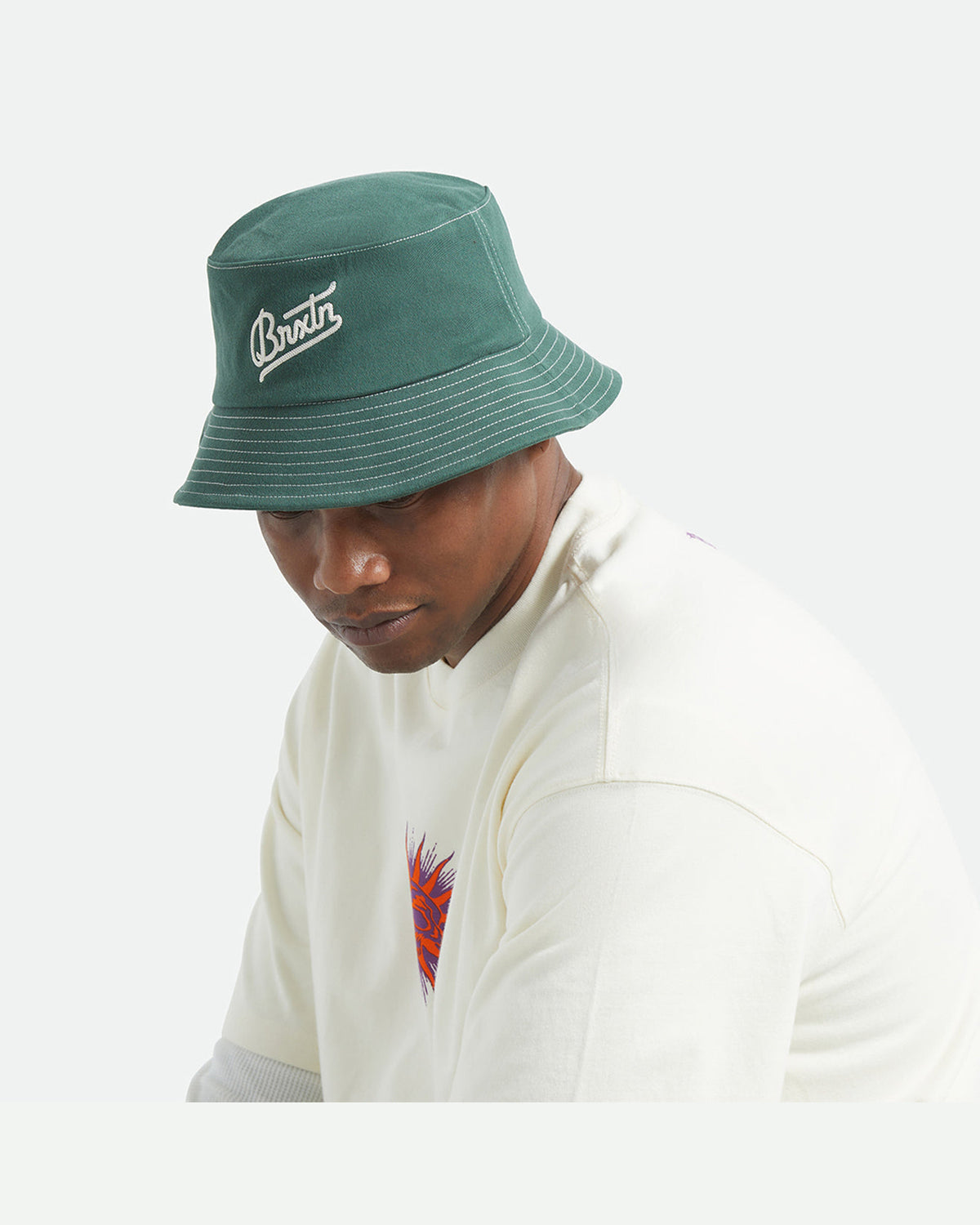 ELDON PACKABLE BUCKET HAT - PRIMAL GREEN