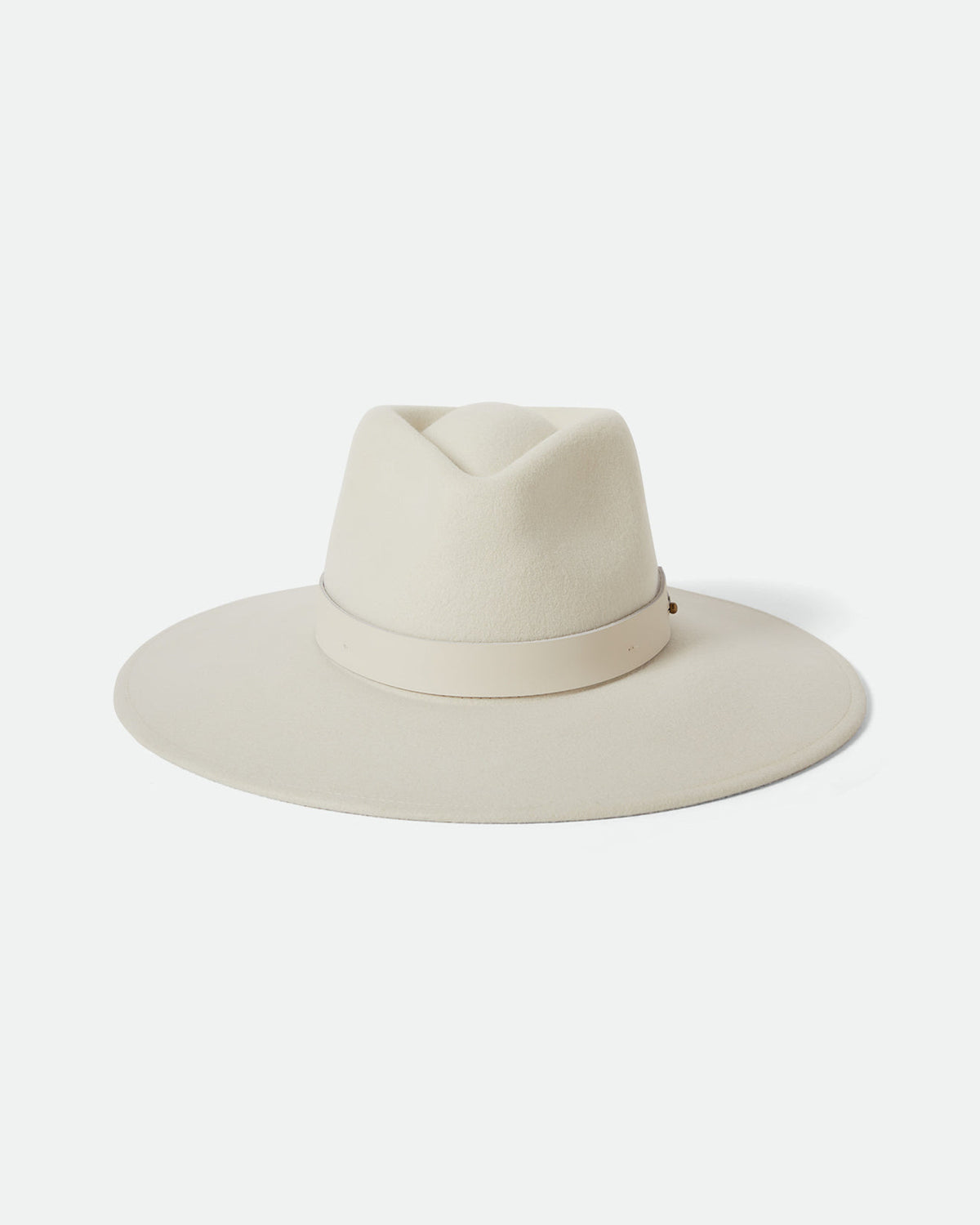ELEANOR FELT PACKABLE HAT - OFF WHITE