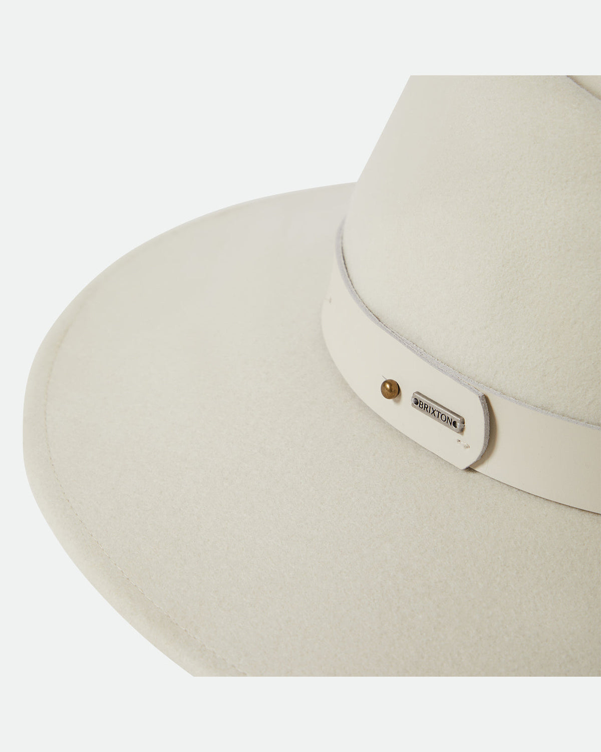 ELEANOR FELT PACKABLE HAT - OFF WHITE