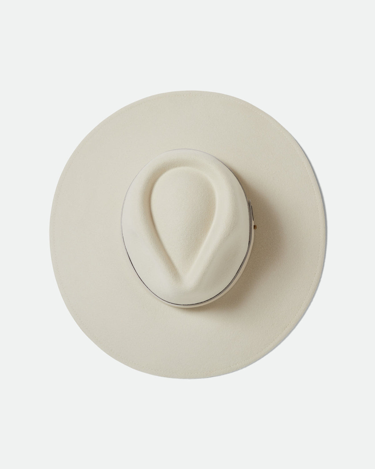 ELEANOR FELT PACKABLE HAT - OFF WHITE