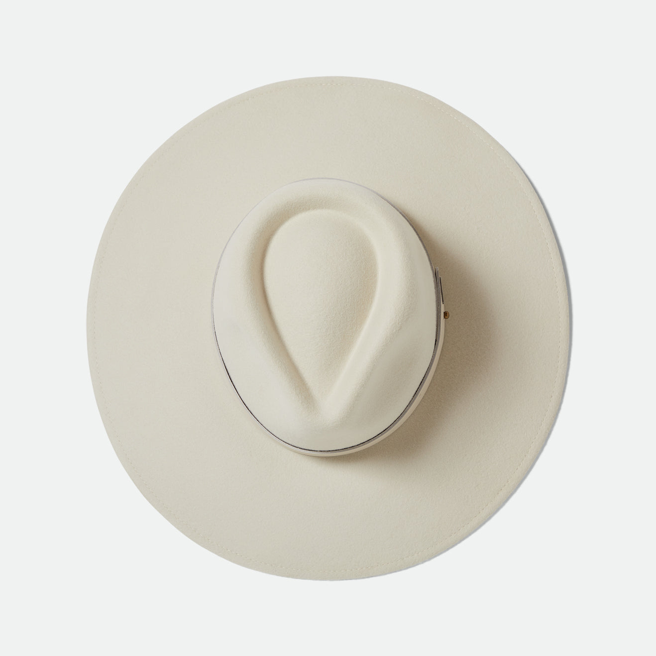 ELEANOR FELT PACKABLE HAT - OFF WHITE