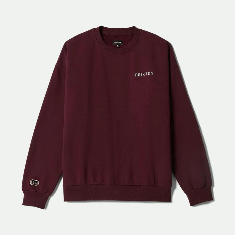 EMBROIDERED HEAVY WEIGHT CREW - PORT