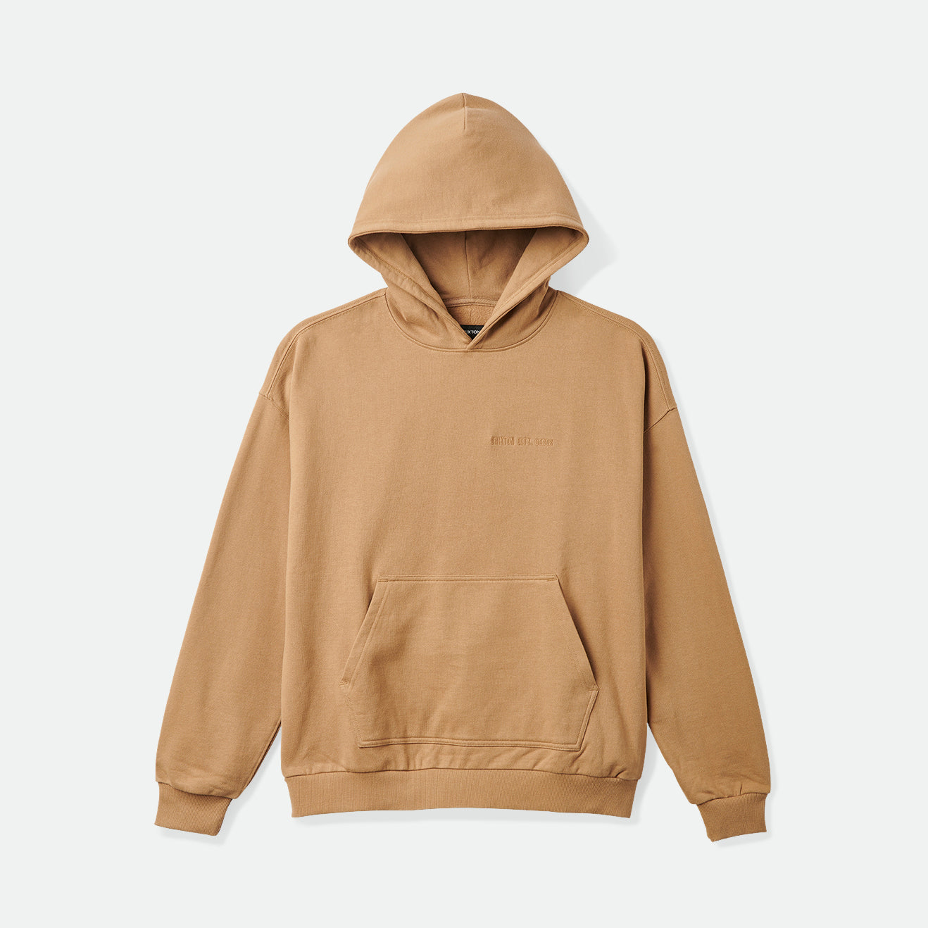 EMBROIDERED HEAVY WEIGHT HOOD - TIGER'S EYE