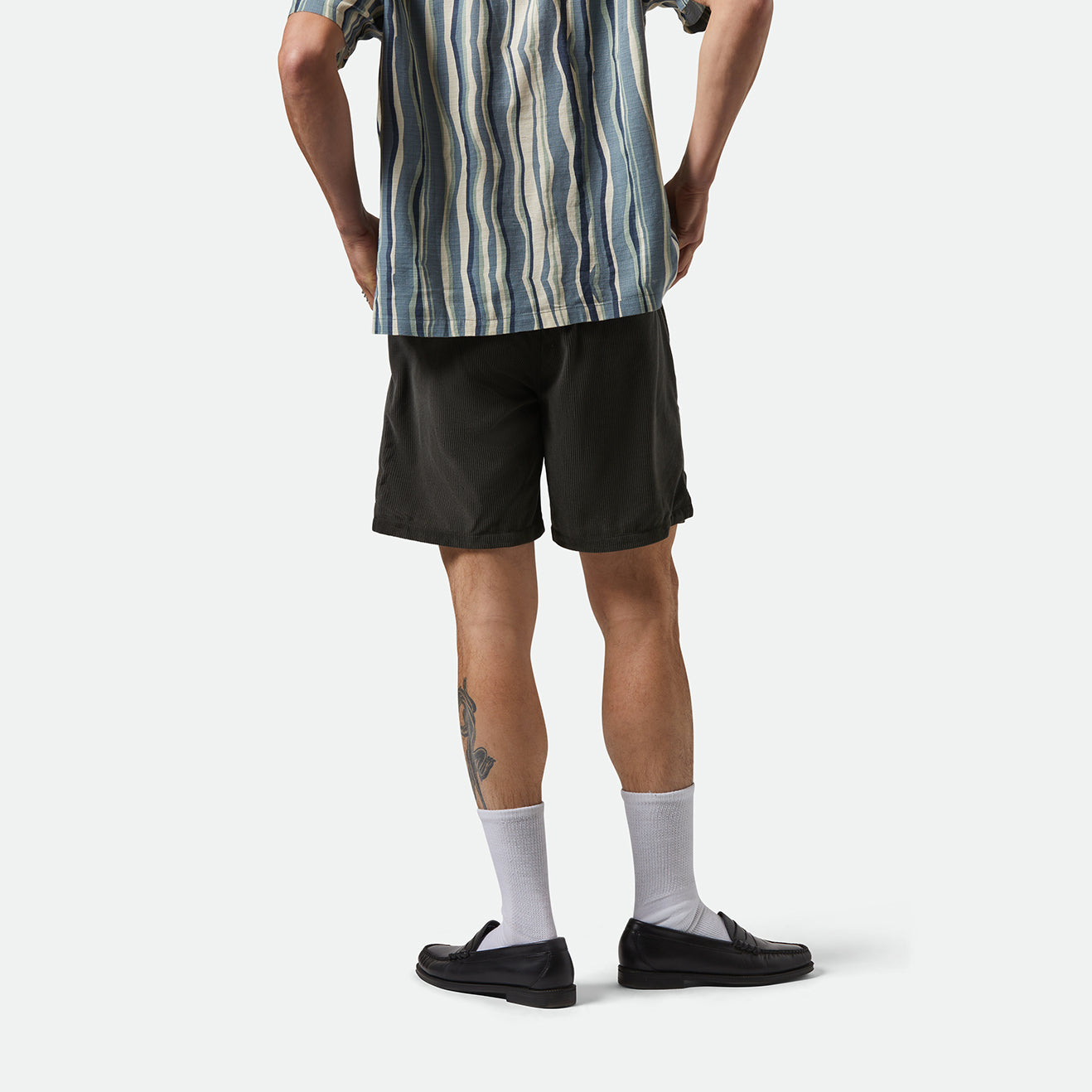 EVERYDAY CORDUROY SHORT-WASHED BLACK