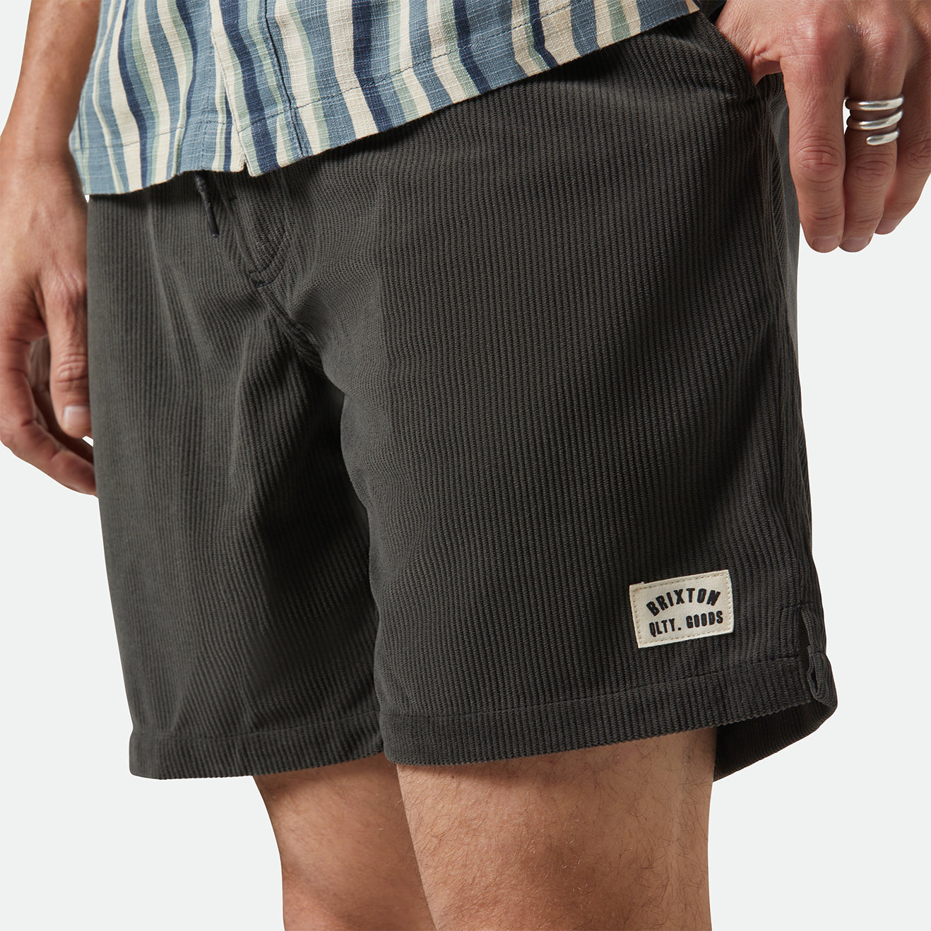 EVERYDAY CORDUROY SHORT-WASHED BLACK