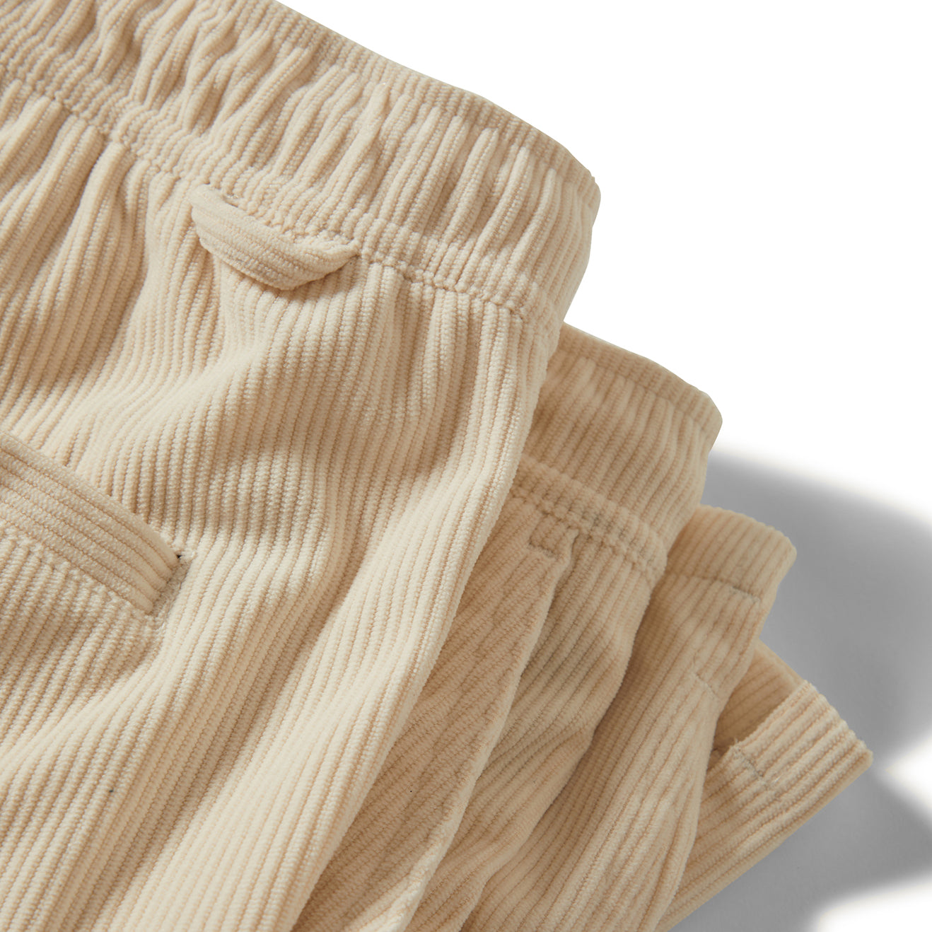 EVERYDAY CORDUROY SHORT - WHITECAP