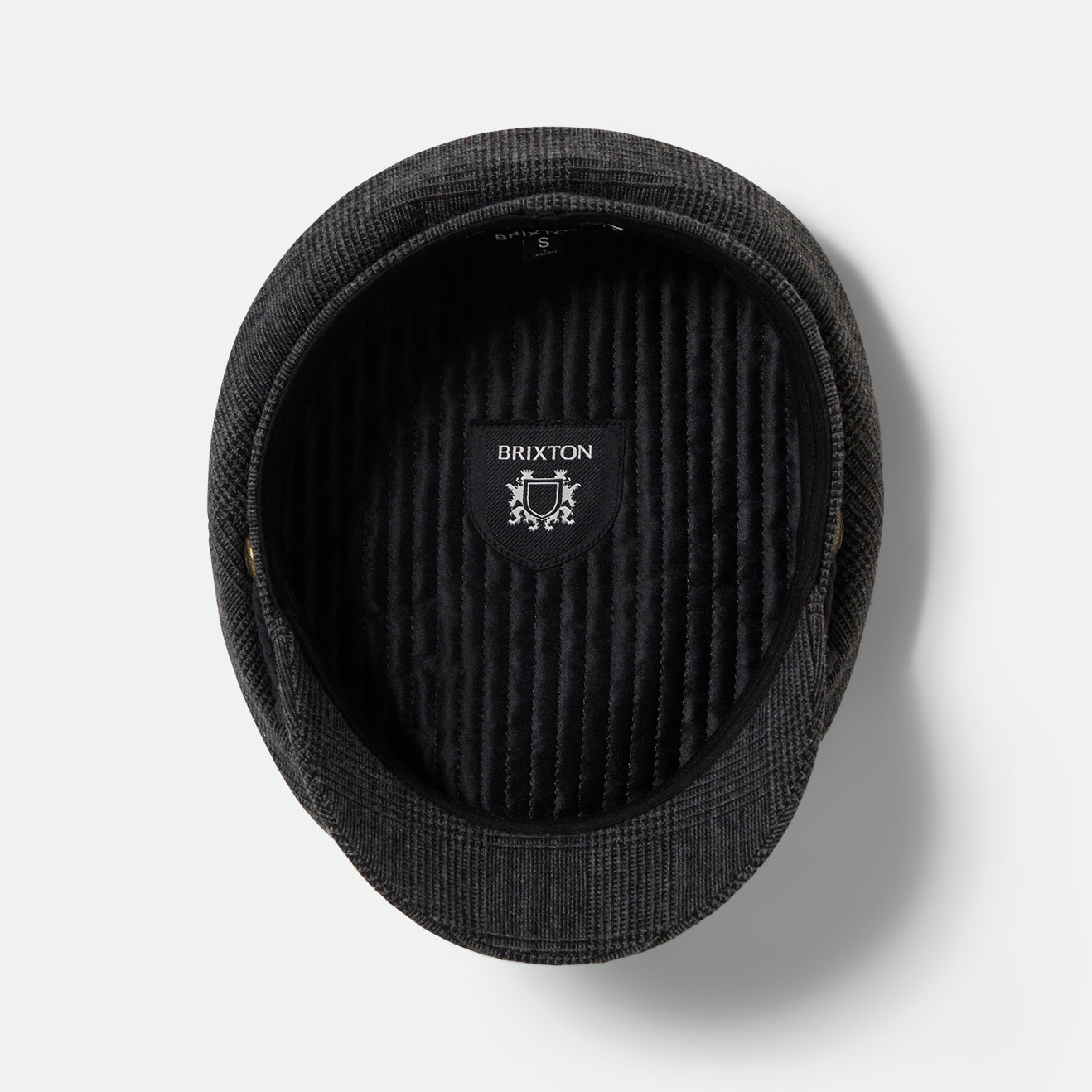 FIDDLER CAP - GREY SHADOW PLAID