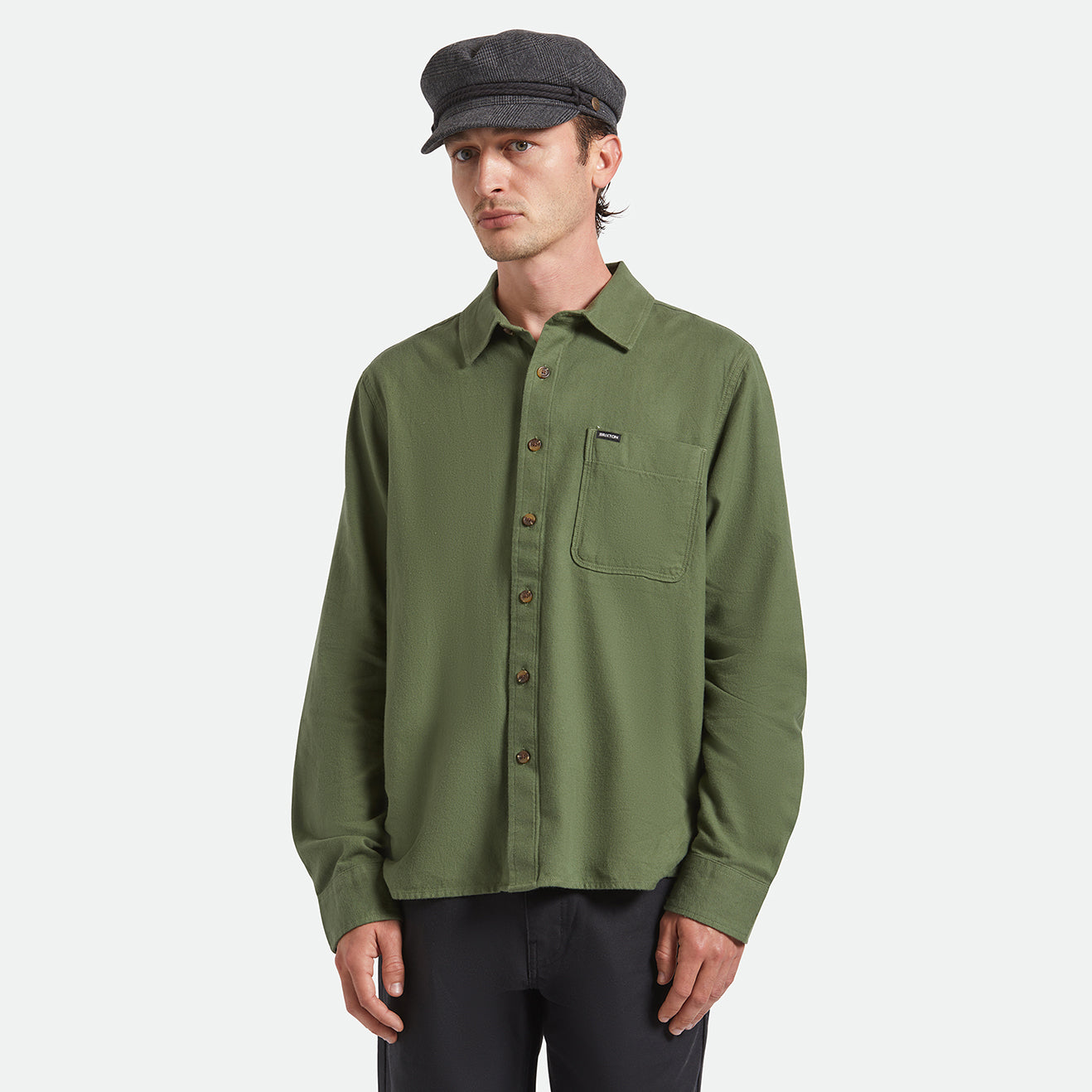 FIDDLER CAP - GREY SHADOW PLAID