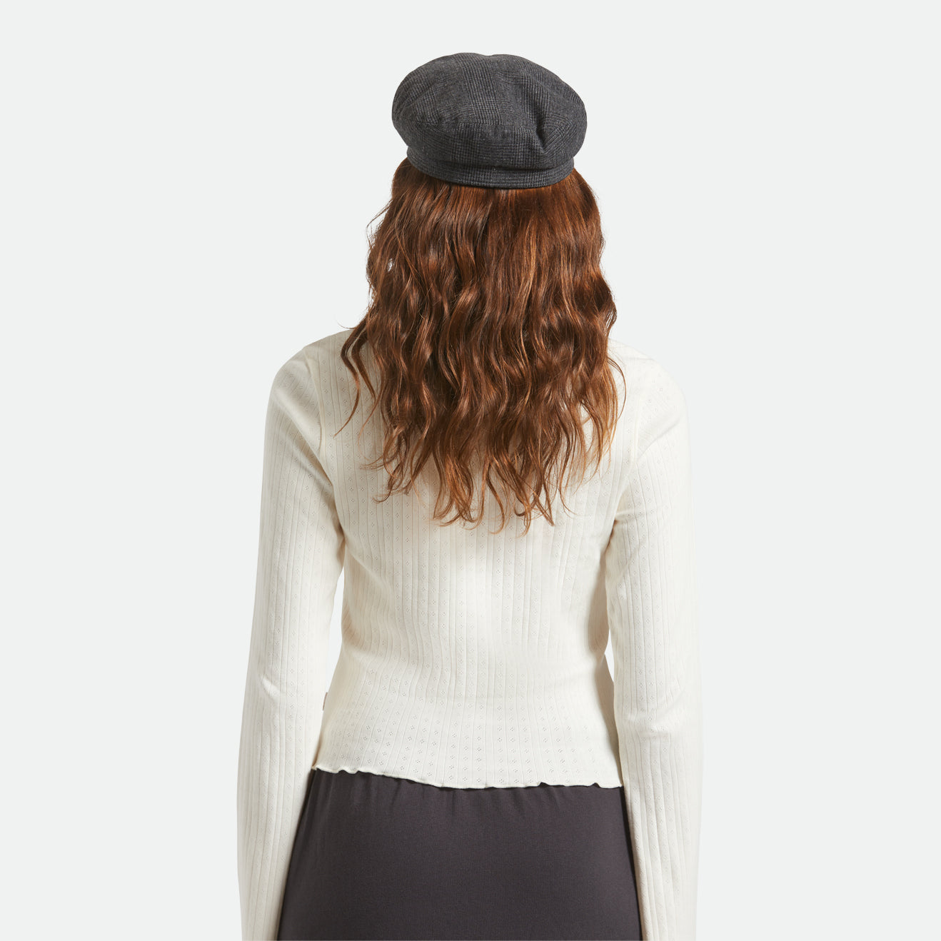 FIDDLER CAP - GREY SHADOW PLAID