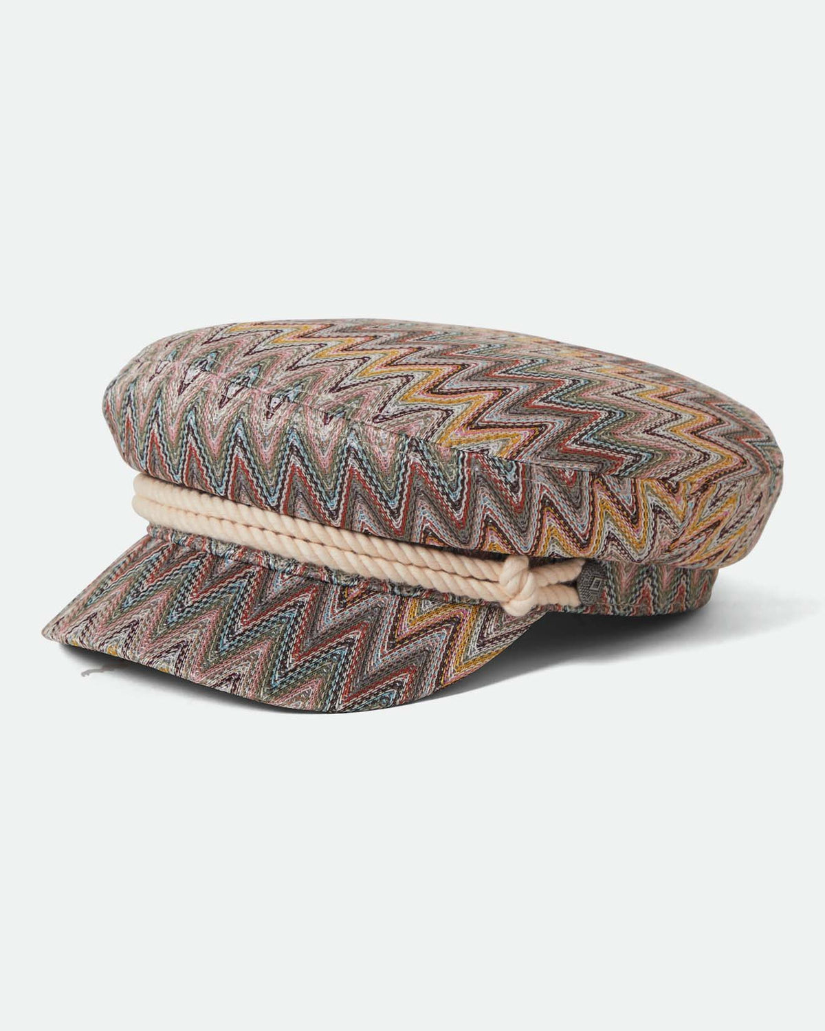 FIDDLER CAP - MULTI COLOR ZIGZAG